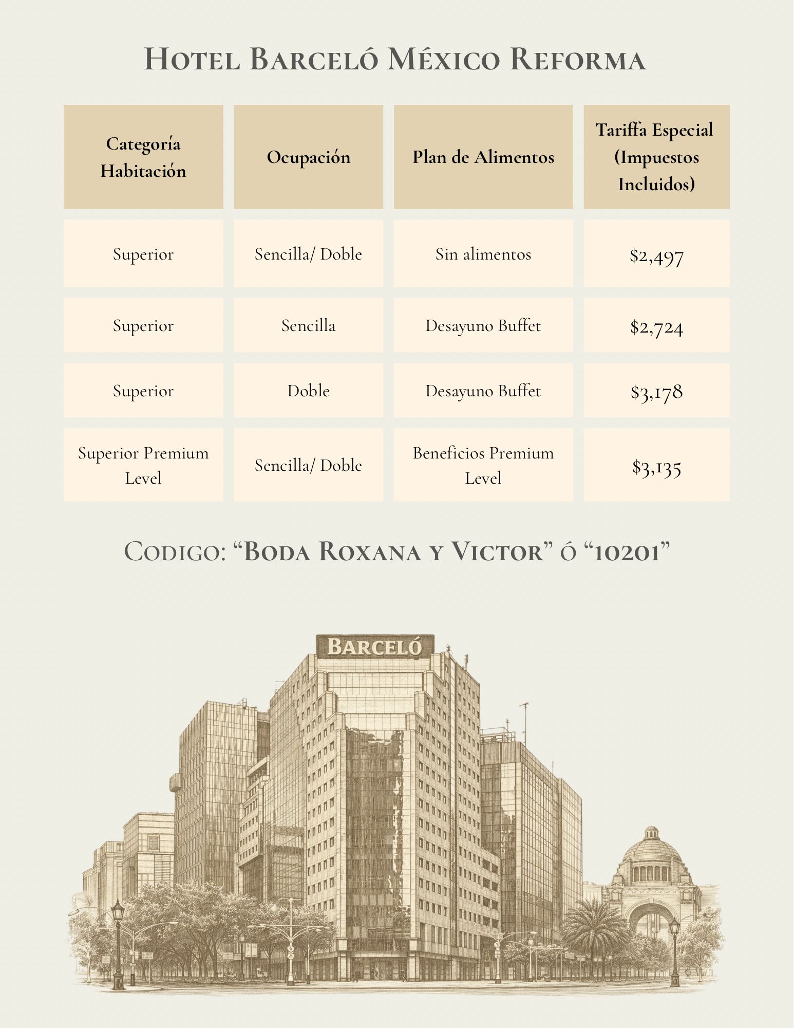 Barceló special group rates