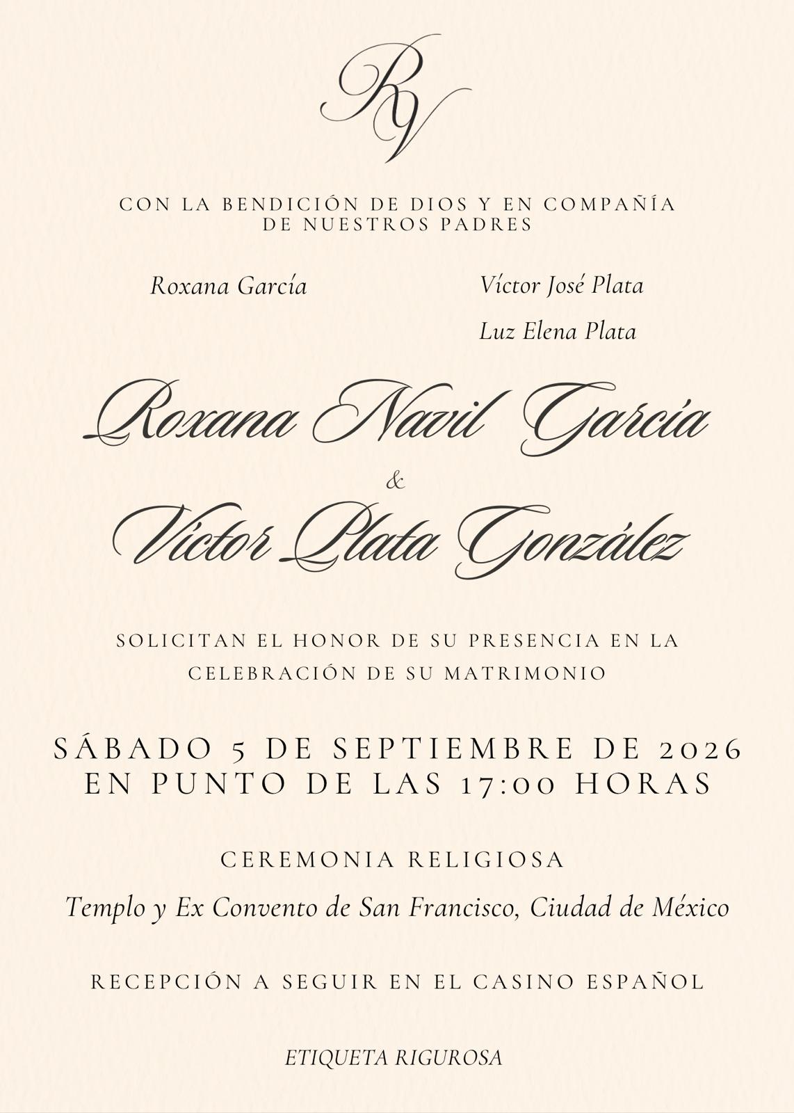 Wedding invitation